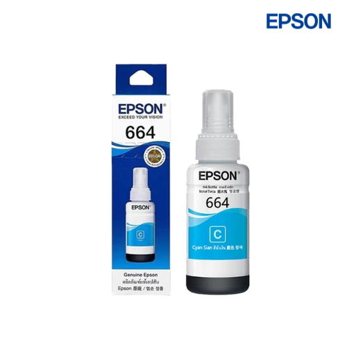 ตลับหมึกอิงค์เจ็ท Epson Original Ink Cartridge 664 Cyan, T6642